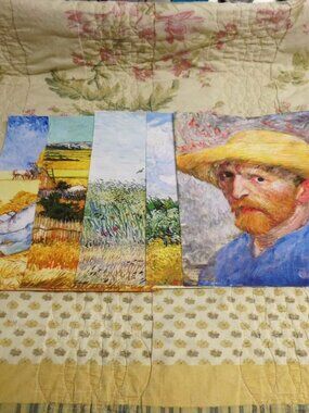 Van Gogh Vinyl Print Poster 8" x 10" SET OF 5 NEW